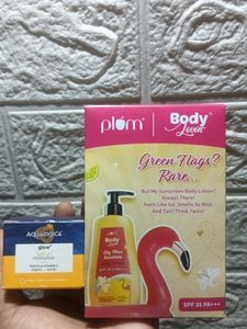 Combo Of Body Lotions And Face Moisturizer