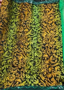 Floral Embroidered Saree