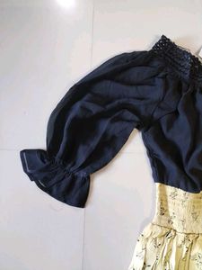 Stylish Floral Print Dress