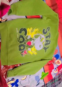 Snoopy Green Sweatshirt