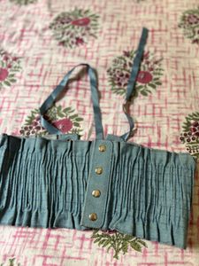Blue Corset Belt
