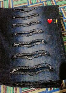 Ripped Denim Unisex charcoal Jeans