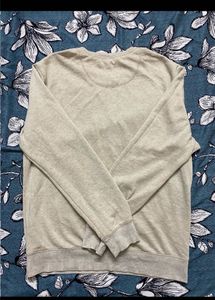 Spao New Basic Cream Sweatshirt