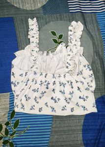 Floral Print Crop Top💕