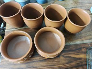 ceramic kulhads + small bowls