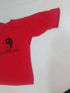 Red 'Find Your Balance' T-Shirt