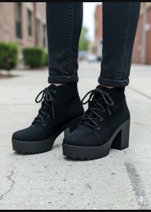 Black Platform Boots