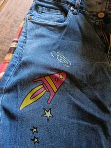 KOKK KEEN Space Theme Jeans