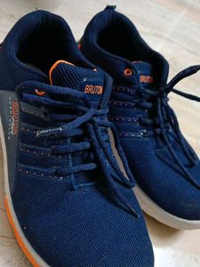 Bruton Navy Blue Casual Shoes