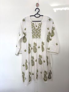 Chikan White Kurta