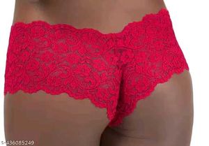 Red Lace Briefs