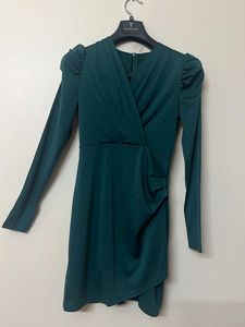 Green Long Sleeve Dress