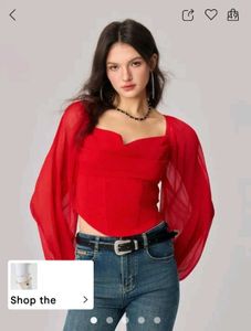 Red Corset Top
