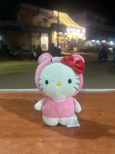 Vintage Hello Kitty plush toy pink