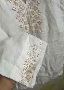 Women Sequins Short Kurti