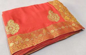 Elegant Embroidered Saree Sale New