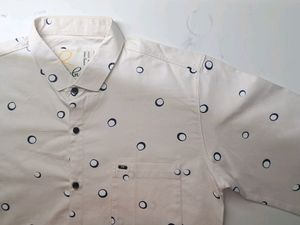 Spotted Cream Shirt
