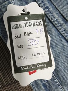 🥰B@95 Size-30 (Sale) Latest Ladies high waist Jea