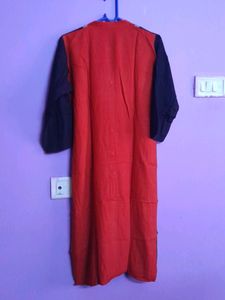 Sexy RED Back ,BOLD Kurti