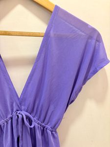Beautiful Purple Mesh Top/ Dress