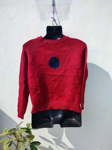 Cute Red Winter Top