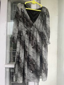 Stylish Animal Print Dress