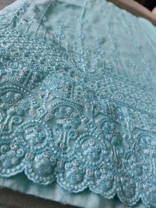 Designer Party Wear Suit With Heavy Dupatta