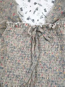 Floral Smocked Top