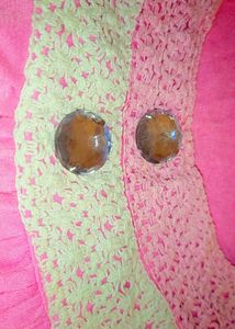 Pink Lace Trim Tunic