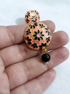 Floral Enamel Earrings