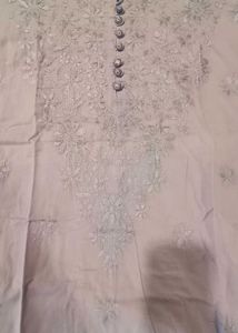 Chikankari Cotton Kurta With Palazzo