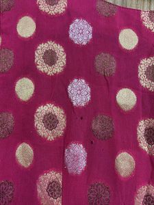 Square Neck Shine Red Kurta For Women
