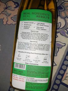 Soulflower Rosemary Hair Oil