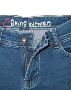 Being Human Men&#39;s Dark Wash Slim Fit Jeans
