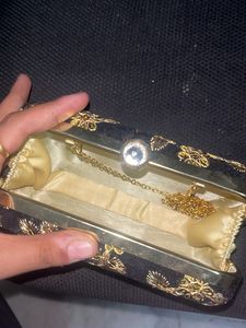 Embroidered Clutch