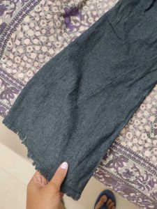 High-waisted Flared Black Jeans