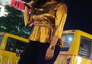 Golden Party Top