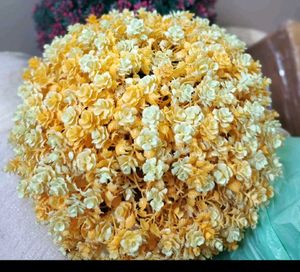 LuxuriousYellow &amp; White Floral Light Lamp Ball