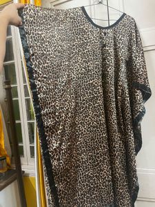 LEOPARD PRINT KAFTAN KURTI