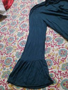 Teal Bell Sleeve Top
