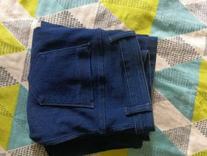 High Rise Blue Jeans