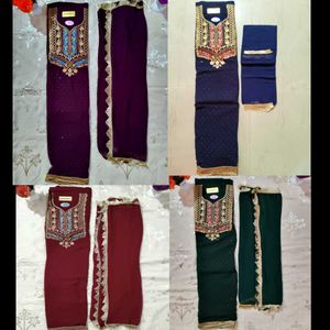 Any Beautiful Dress Material For ONLY 600/-