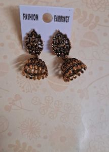 New unused pack of 3 Jhumka Earrings Set