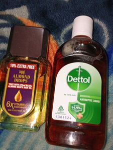 Bajaj Almond Drops & Dettol