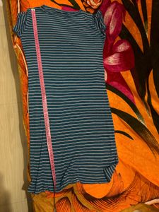 Striped Midi T-Shirt Dress