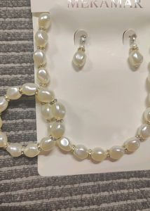 Pearl Necklace Set
