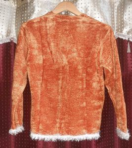 Coral Colour Cardigan