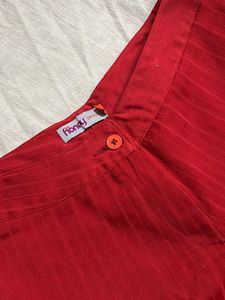 Red Striped Trousers