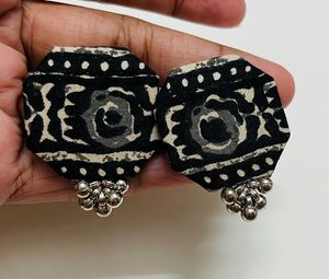 Handmade Fabric Studs