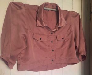 Boxy Cropped Shirt For Women